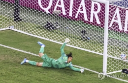 한국, 후반 18분 남아공에 선제골 허용