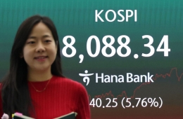코스피 8000선 회복 마감…SK하이닉스 10%대 급등