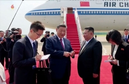 북중 정상, 조약 65주년 축전…"전략적 협력 강화"