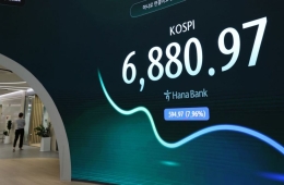 코스피, 삼전닉스 급락…기관·외인 순매도에 8%대 하락
