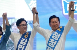 김민석, 48.5% 강원·TK서 1위…정청래 44.4%