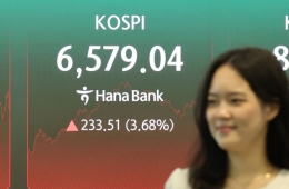 코스피, 삼전닉스 업고 3%대 상승 마감…외국인·기관 순매수