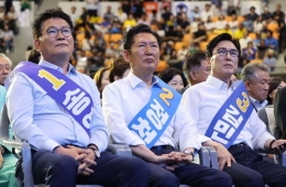 김민석 "K황금시대"·정청래 "의라 지켜"·송영길 "평화 경제"…경기 경선 3인3색
