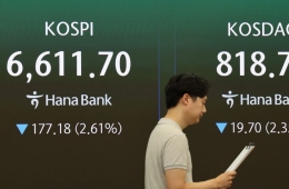 연준 의장 '매파' 본색에…코스피 2%대 하락