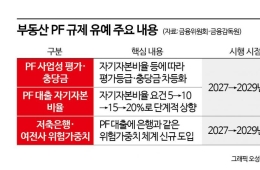 PF '부실 딱지'·2금융 돈줄 죄기 2년 늦춘다