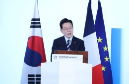 李대통령 "한·프랑스, 영화·영상에 5년간 각각 8000억원 투자"