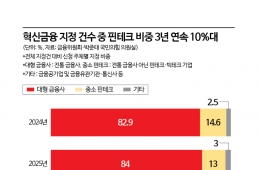 금융샌드박스 지정 5곳중 4곳이 대형사…핀테크는 3년째 10%대  [혁신없는 혁신금융]