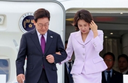 President Lee Arrives in New York... Unveils Blueprint for 'Peaceful Coexistence on the Korean Peninsula' at the UN