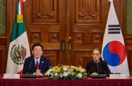 李대통령, 한·멕 기업인 간담회…기업인들 "경제협정 조속 체결 요청"