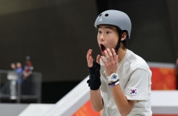 17세 강준이, 한국 스케이트보드 첫 아시안게임 금메달