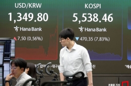 KOSPI, KOSDAQ Trigger Circuit Breakers in Tandem; Losses Narrow Slightly