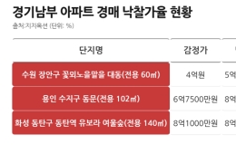 반도체 훈풍에 경매시장도 '불장'…경기남부, 고가 낙찰 행렬[부동산AtoZ]