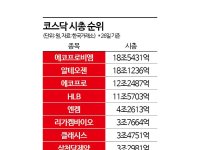 살아나는 이차전지에 다시 요동치는 코스닥 시총 순위