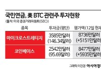 비트코인 랠리에 국민연금도 '함박웃음'…'직접투자'는 아직 요원