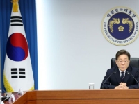 李대통령, 민주당 신임 원내지도부와 만찬…