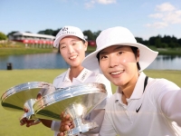 임진희와 이소미, 첫 승 합작…연장 우승 버디(종합)