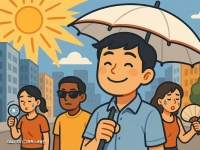 손선풍기도 선글라스도 아니다…체감온도 10도 뚝, 생존 필수품된 '이것'