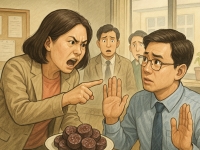 급식에 순대 나오자 