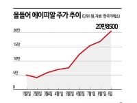 에이피알, 올해 코스피 상승률 1위…화장품 대장주도 꿰찼다