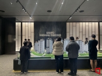 [르포]'래미안 트리니원' 견본주택 가보니 