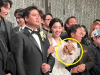 단단하고 달달한 사랑…이장우 신부가 든 세상 하나 뿐인 '호두과자 부케'