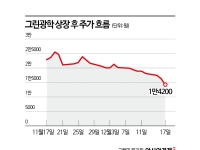 상장 후 최저가 그린광학, 개미들 '망연자실'