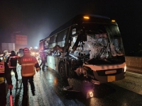 함양 통영대전고속도로서 시외버스-화물차 충돌 … 9명 중·경상