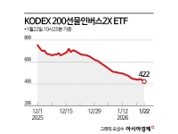 하락장 베팅한 개인 '망연자실'…상승장에 거꾸로 가는 인버스 ETF 