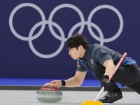 컬링 믹스더블 김선영·정영석 3연패…스위스에 5-8로 져