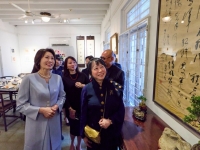 싱가포르에서 제주 음식 접한 김혜경 여사 