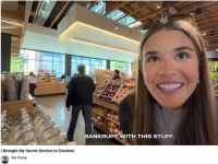 "파산할 것 같다" 농담했다 역풍…전쟁 중 초호화 쇼핑 영상 올린 트럼프 손녀