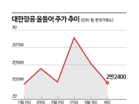 [이주의 관.종]이란발 난기류에 흔들린 대한항공 