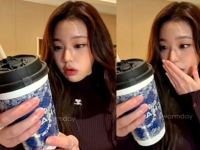 "대체 어디 브랜드야?" 장원영도 '깜짝'…강남 한복판에 뜬 음료 정체