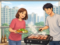 "베란다에서 삼겹살 민폐인가요?"…SNS에서 누리꾼 '갑론을박' 