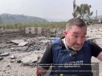 생중계 도중 '쾅'…기자 바로 뒤에 떨어진 이스라엘 포탄