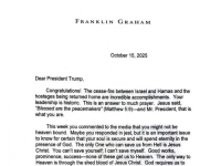 트럼프, 미국인 교황 발언에 맞불?…그레이엄 목사 편지 재공개 