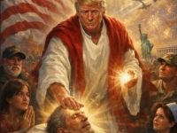 '예수 연상 이미지' 역풍 맞은 트럼프, 지지층서도 '신성모독' 강력 반발