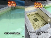 "해도 해도 너무해" 이게 1박 100만원짜리 풀빌라?…녹조 수영장 '경악'