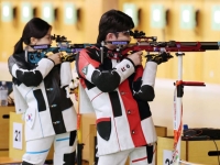 사격 반효진·박하준, AG 은메달 합작…'중국의 벽은 높았다'