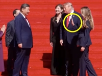시진핑 악수 거절한 멜라니아손 들어올리며 뒤로 물러나기까지?