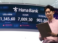 코스피, 7000선에서 주춤…코스닥은 2%↑