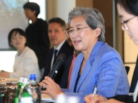 리사 수, 삼성 경영진과 회동…"더 폭넓은 파트너십" 예고