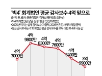 5년전보다 적은 감사보수...회계법인 빅4 덤핑 심해졌다