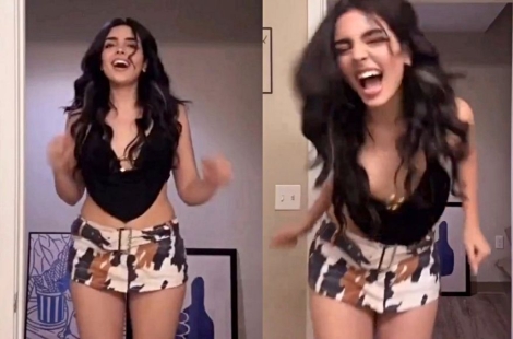 "트럼프 사랑해!"…이란 공습에 '트럼프 댄스' 춘 여성 정체