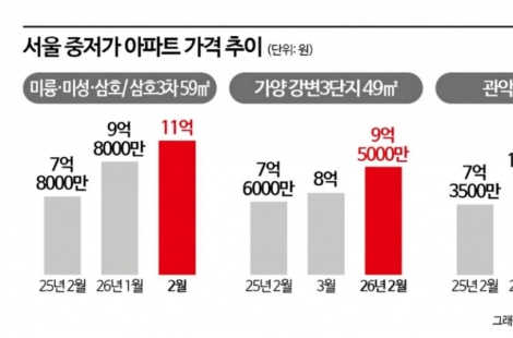7억이던 집 9억 됐다…서울 중저가 아파트 가격 '들썩'[부동산AtoZ]