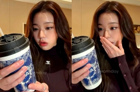 "대체 어디 브랜드야?" 장원영도 '깜짝'…강남 한복판에 뜬 음료 정체