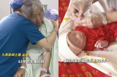 "이 아이가 없었다면"…외아들 잃고 63세에 시험관으로 딸 출산