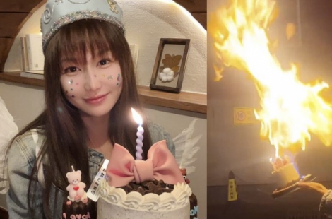 "절대 따라하지 말라"…'불 뿜기 챌린지' 하다 화상 입은 中 배우