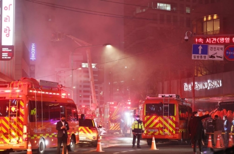 서울 소공동 숙박시설 화재…중상 3명(종합2보)