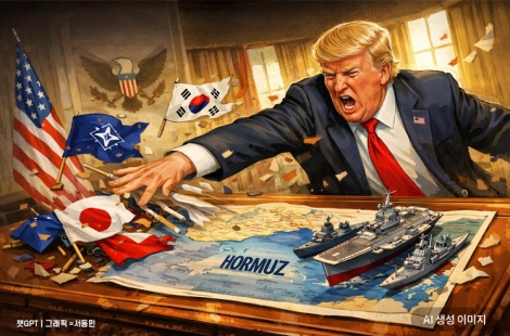 트럼프, 호르무즈 거절 분위기에 "나토, 한국, 일본 도움 필요없다"